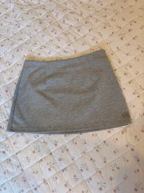 Light Gray Mini Skirt